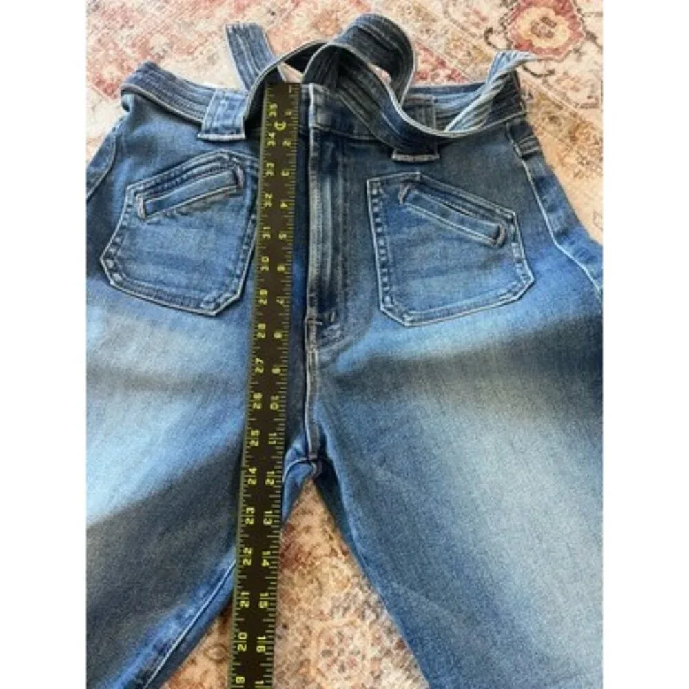 Mother The Tie Patch Rambler Jean Hop On Hop Off Jeans Womens Size 29 Stretch - Picture 8 of 10